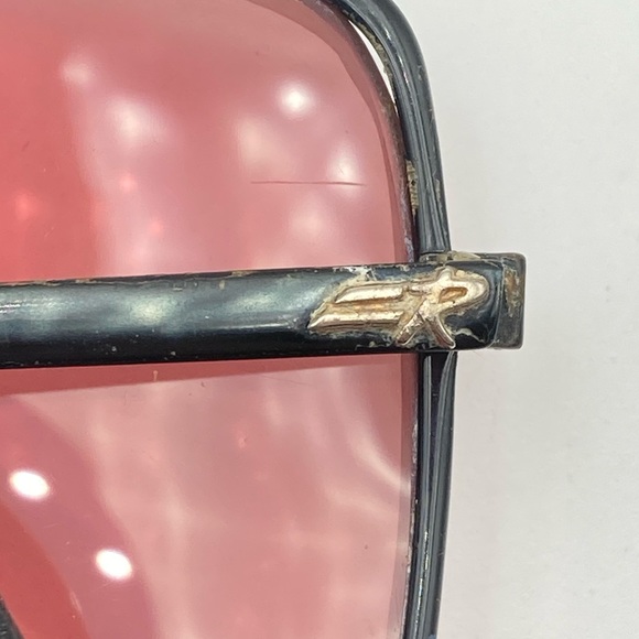 Vintage Revue Gray Oval Butterfly Sunglasses S5124 - Picture 5 of 7